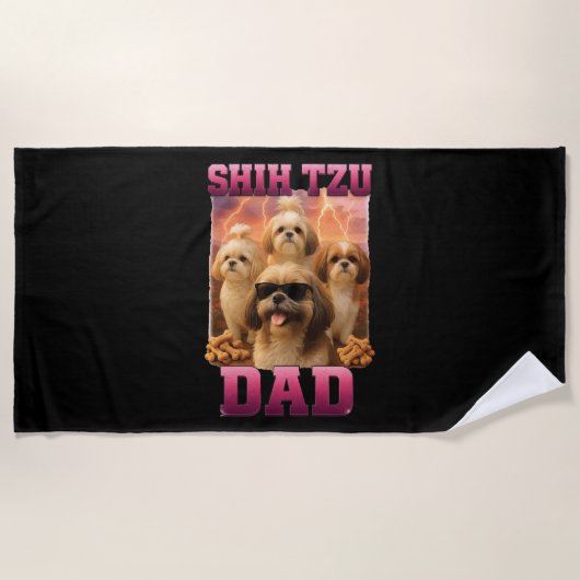 Serviette De Plage Shih Tzu (Devant)