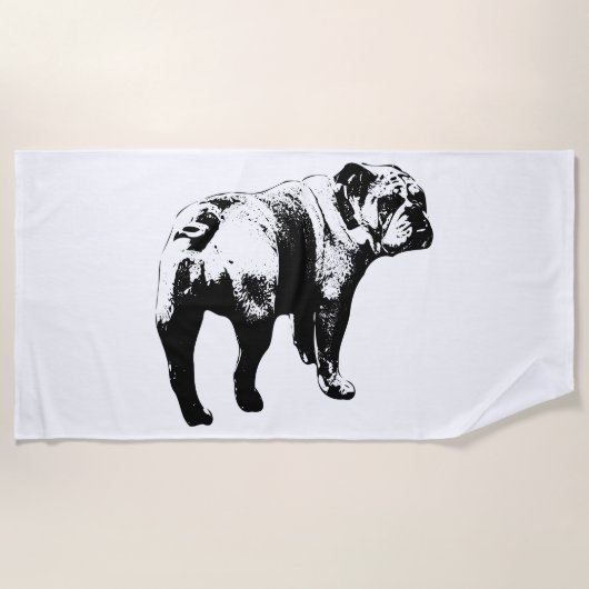 Serviette De Plage Shore Ink, Marche Audacieuse (Devant)