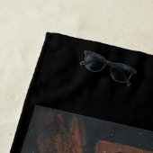 Serviette de plage "Siena From the Tower" (En situation)