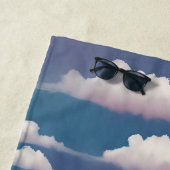 Serviette De Plage signe d'avertissement de requin (En situation)