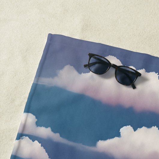 Serviette De Plage signe d'avertissement de requin (En situation)