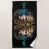 Serviette De Plage Signe du zodiaque Gémeaux (Devant)