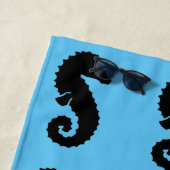 Serviette de plage Silhouette (En situation)