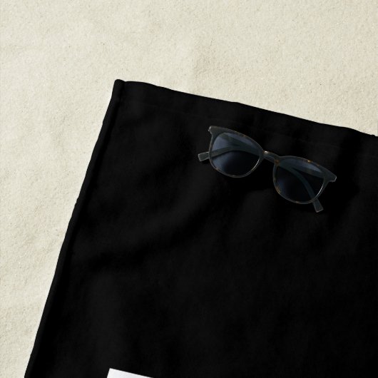 Serviette De Plage Silhouette de chat de fenêtre (En situation)