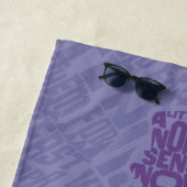 Serviette De Plage Silhouette de citation de Willy Wonka (En situation)