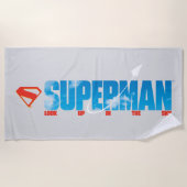 Serviette De Plage Silhouette Superman Skybound (Devant)