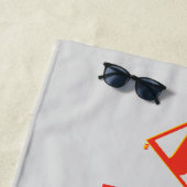 Serviette De Plage Silhouette Superman Skybound (En situation)