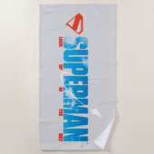Serviette De Plage Silhouette Superman Skybound (Devant)