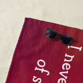 Serviette De Plage Silhouette tropicale de palmiers de coucher du (En situation)