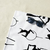 Serviette De Plage Silhouettes Lyra Aérialist (En situation)