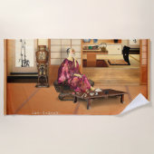 Serviette De Plage Silky Rice Powder (Devant)