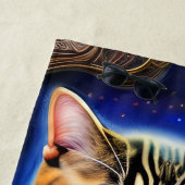 Serviette De Plage Silly Cat in Space World Mème (En situation)