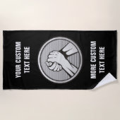 Serviette De Plage Silver (Devant)