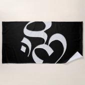 Serviette De Plage Silver Om  (Devant)