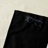 Serviette De Plage Silver Unalome (En situation)