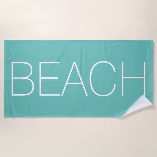 Serviette de plage simple (Devant)