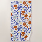 Serviette De Plage Simple eclectic garden C (Devant)