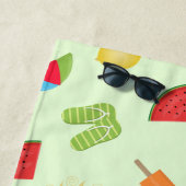 Serviette De Plage Simplement été (En situation)