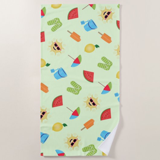 Serviette De Plage Simplement été (Devant)