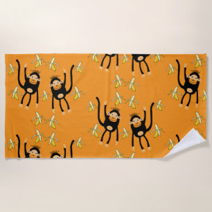 Serviette De Plage Singe mignon