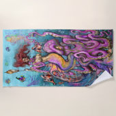 Serviette De Plage Sirène (Devant)