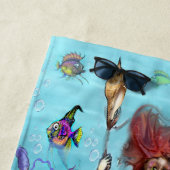 Serviette De Plage Sirène (En situation)