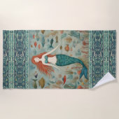 Serviette De Plage Sirène (Devant)