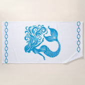 Serviette de plage Sirène (Devant)