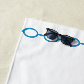 Serviette de plage Sirène (En situation)