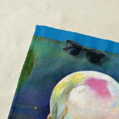 Serviette De Plage sirène fantastique (En situation)