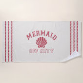 Serviette De Plage Sirène hors service (Devant)