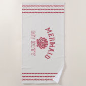 Serviette De Plage Sirène hors service (Devant)