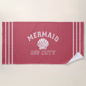 Serviette De Plage Sirène hors service (Devant)