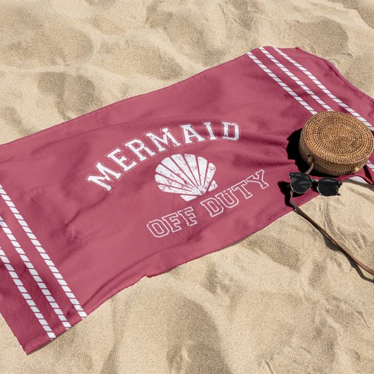 Serviette De Plage Sirène hors service