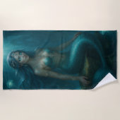 Serviette De Plage Sirène Mystique (Devant)