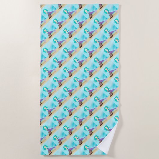 Serviette De Plage Sirènes (Devant)