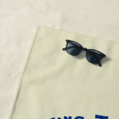 Serviette De Plage Skeleton Surfer En Vague (En situation)