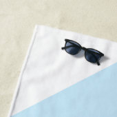 Serviette De Plage Ski (En situation)