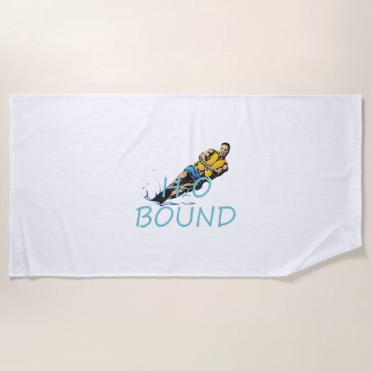 Serviette De Plage Ski d'eau SUPÉRIEUR (Devant)