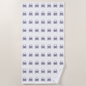 Serviette de plage Skull n Bones (Devant)