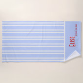 Serviette De Plage Sky Blue City Chic Bachelorette (Devant)