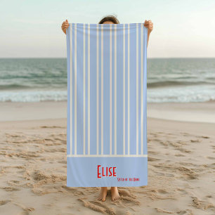Serviette De Plage Sky Blue City Chic Bachelorette