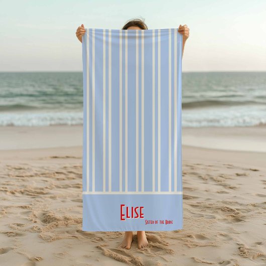 Serviette De Plage Sky Blue City Chic Bachelorette