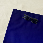 Serviette De Plage Skyline De Singapour La Nuit (En situation)
