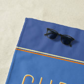 Serviette De Plage Skyline de Willemstad (personnalisable) (En situation)