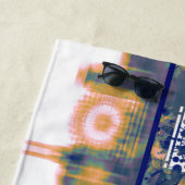 Serviette De Plage Skyline Kobe (En situation)