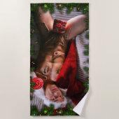 Serviette De Plage SlipperyJoe mâle poitrine six pack estomac torse n (Devant)