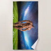 Serviette De Plage SlipperyJoe's Man abs shirt muscles sexy pied (Devant)