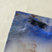 Serviette De Plage SlipperyJoe's Man steamy shirt abs six pack (En situation)