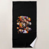 Serviette De Plage Sloth Belle paresse classique T-shirt (Devant)